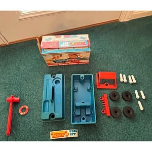 Kusan Vintage Truck 'N Tool Kit No. 79 Blue Truck/Tool Box Parts w/ Box